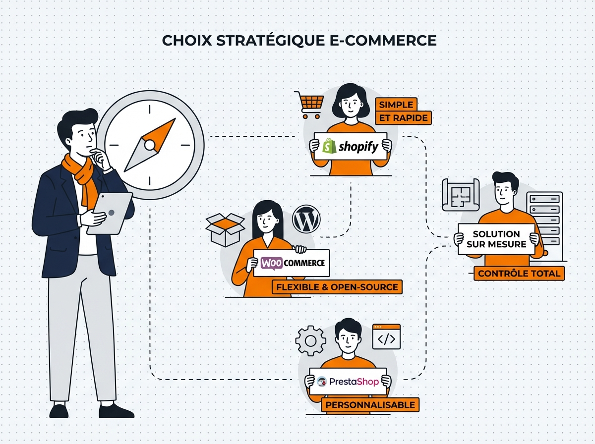 Shopify - solution e-commerce SaaS pour PME alsaciennes